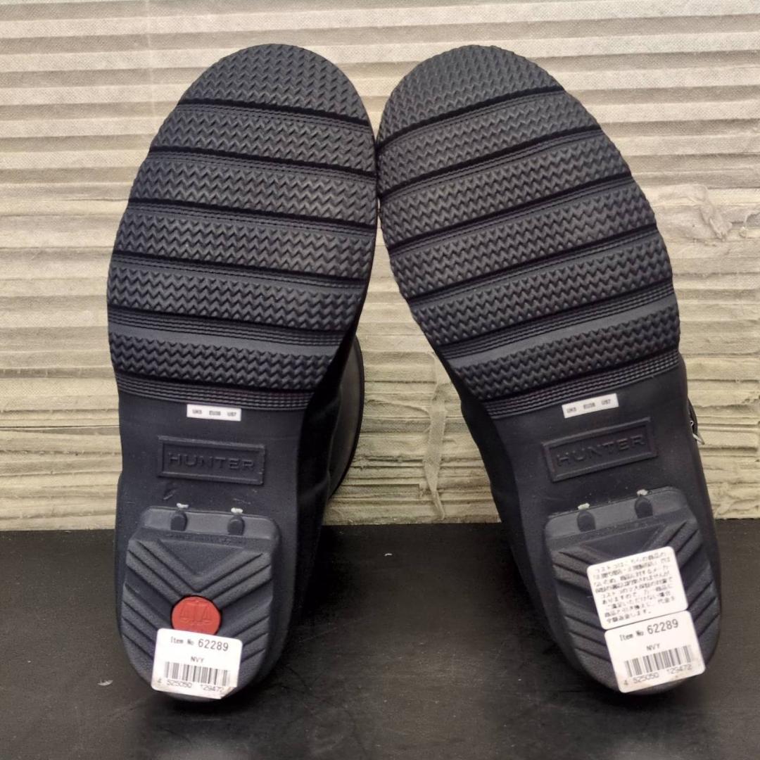☆未使用　HUNTER　ショートレインブーツ　WFS1000RMA　US7