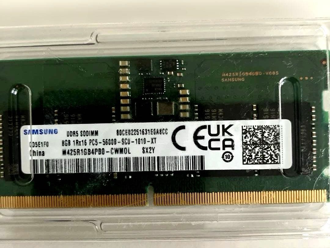 SAMSUNG DDR5 16GB(8GB×2) 5600MHz