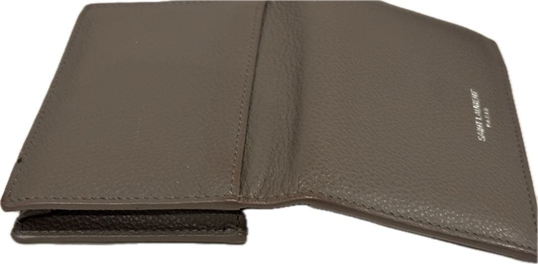 SAINT LAURENT グレー　名刺入れ　カードケース