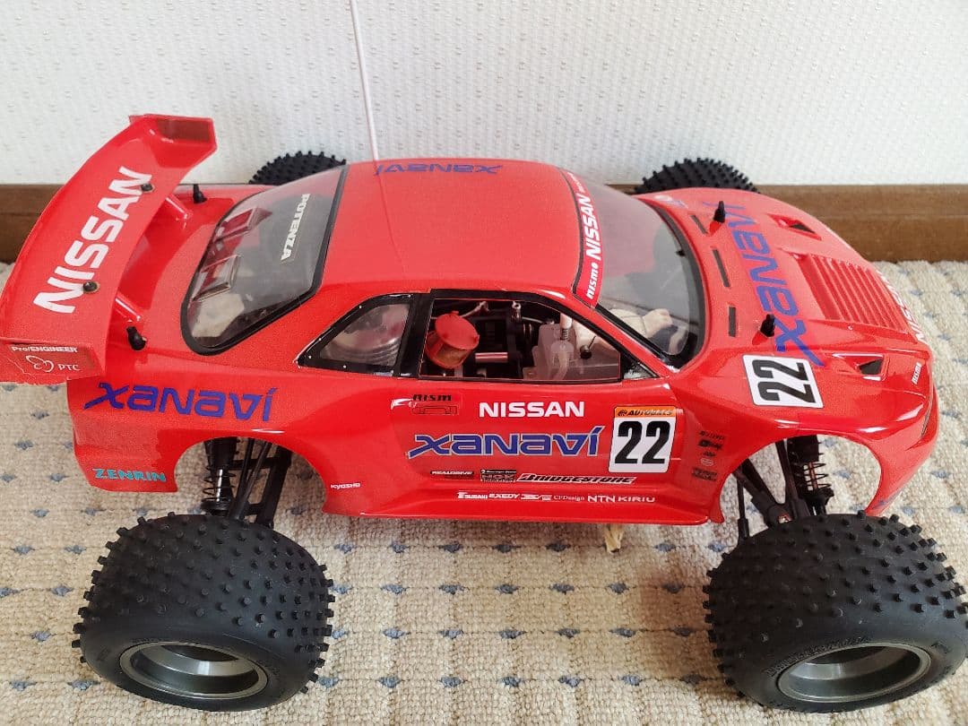 京商　XANAVI　NISMO ザナヴィニスモ　ラジコンカー GTR 4WD