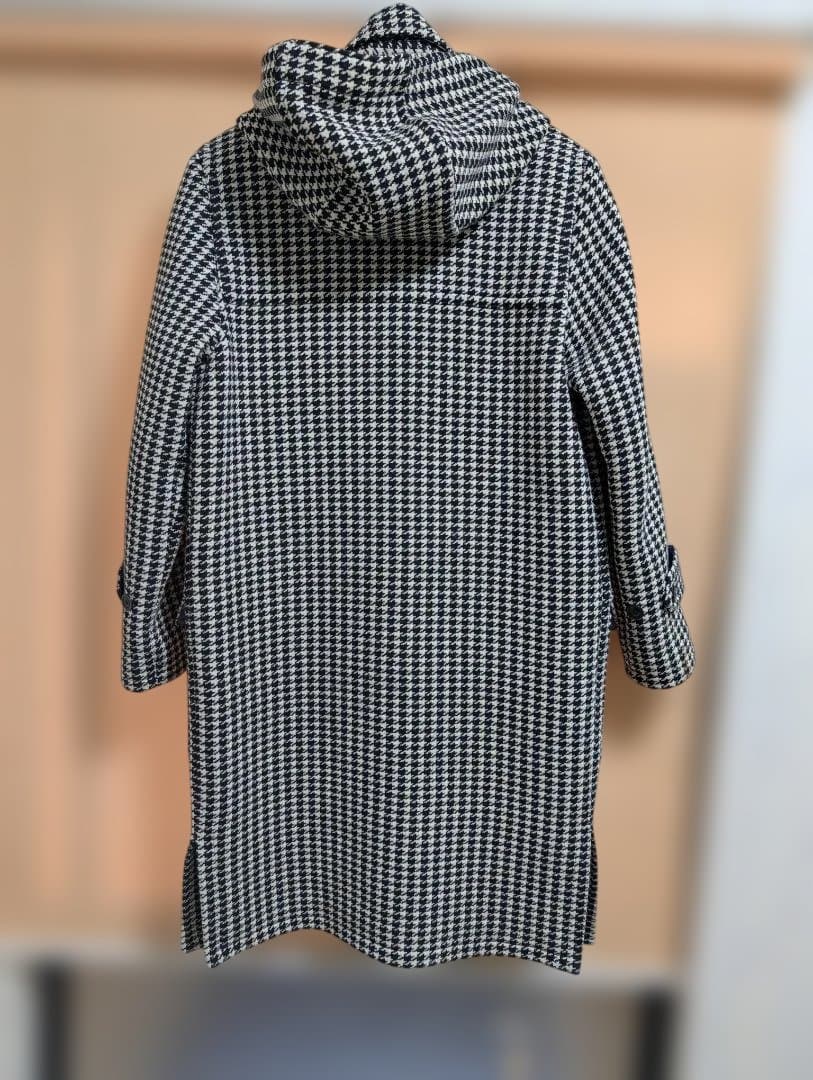 ヴァンドリ　千鳥格子柄ダッフルコート