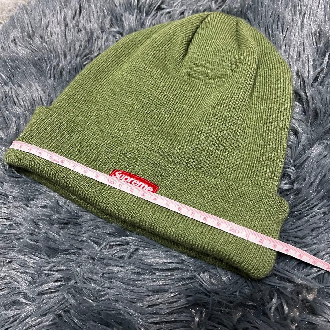 【即完売品】Supreme オリーブグリーン ビーニー ニット帽 ニューエラ