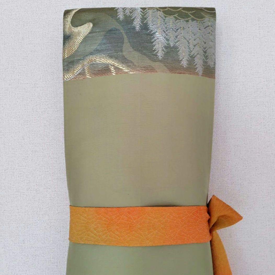 お琴カバー【山】着物帯 ゆたん油単ハンドメイド 和楽器 正絹 袋帯 山田流