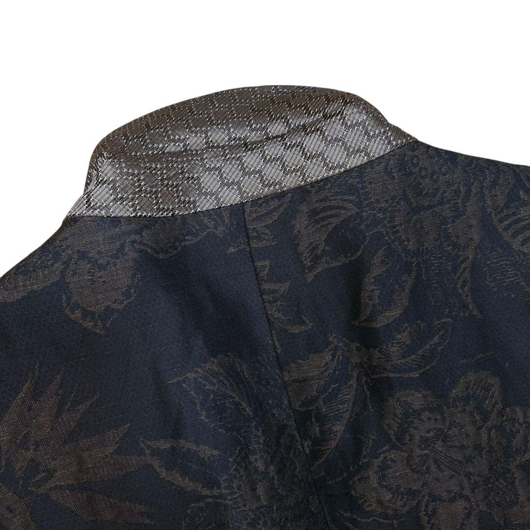 極美品 ETRO 現行 シルク アンコンジャケット 花柄 総裏 サイズ54