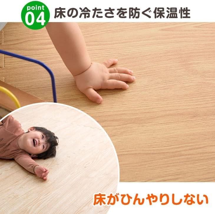 タンスのゲン ジョイントマット 大判59cm 厚み10mm 6畳用 3 M223