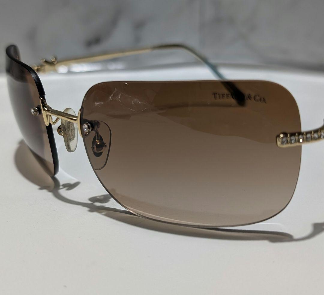TIFFANY　ゴールドブラウンサングラス❦