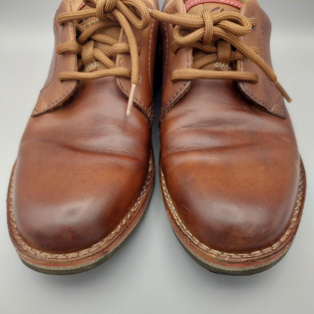 Clarks クラークス 本革 ドレスシューズ ブラウン 26.5cm