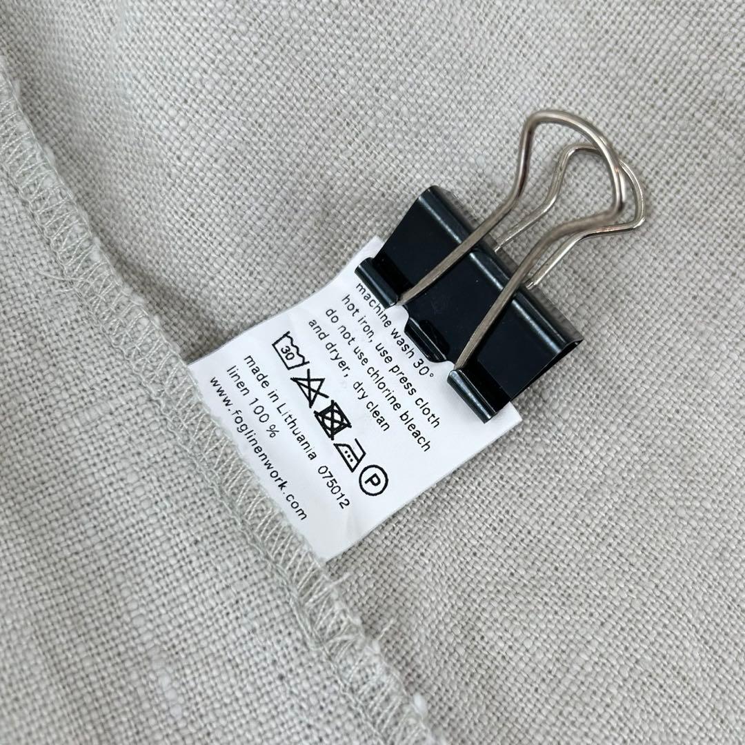 fog linen work リネン コートワンピース