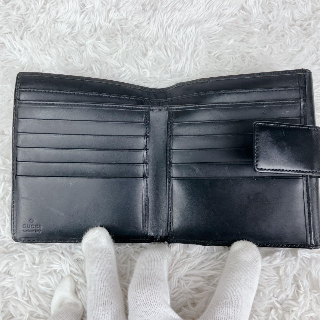 激レア✨プラダ　折り財布　GGキャンバス　 レザー　本革　黒　ブラック　ベージュ