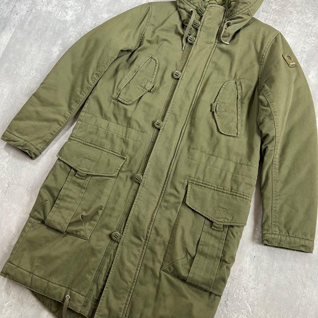 DIESEL　ディーゼル　M-51　ミリタリーモッズコート　カーキ　Sサイズ