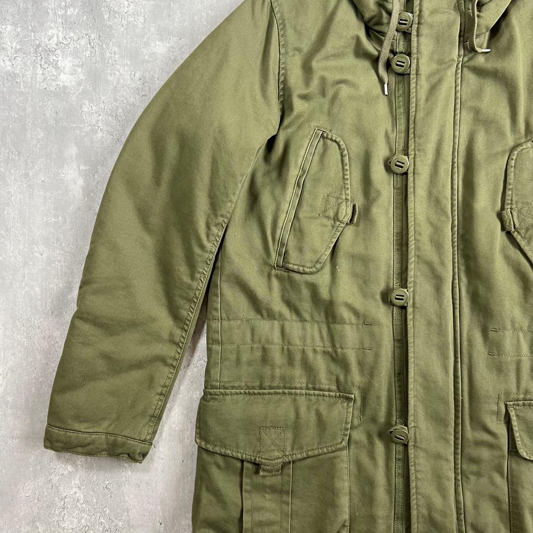 DIESEL　ディーゼル　M-51　ミリタリーモッズコート　カーキ　Sサイズ