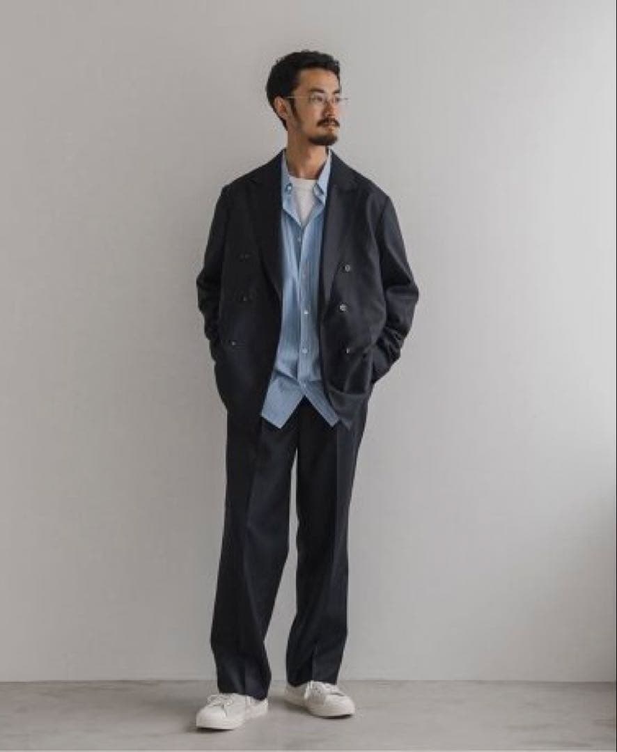 【Loro Piana Fabric】Edifice/ダブルブレスト ジャケット