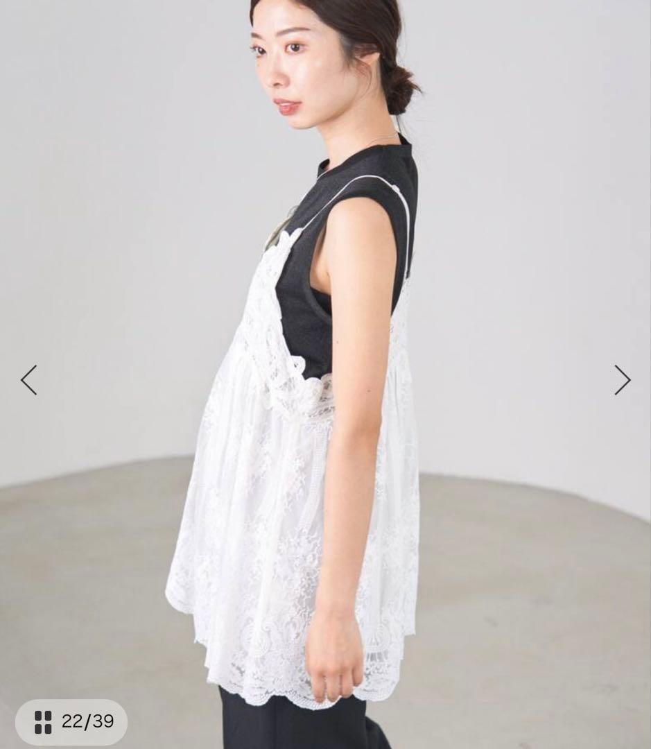 IENA アンティークチュールバテンキャミ　タグ付き新品