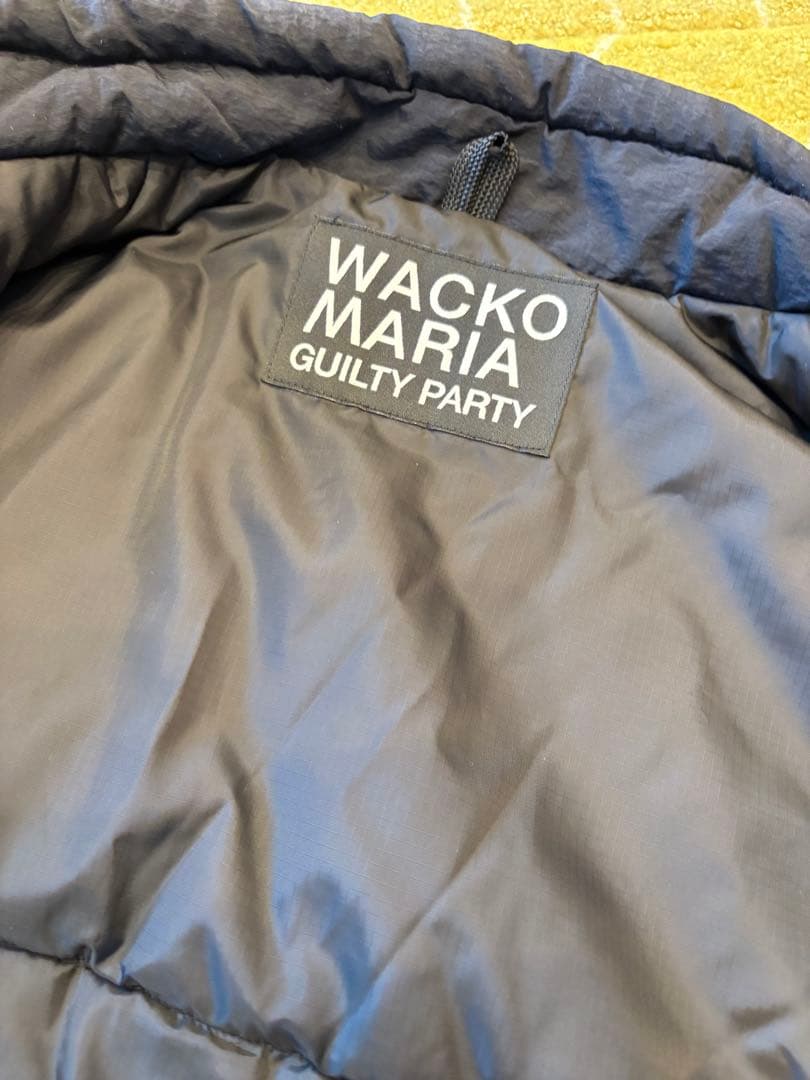 WACKO MARIA NYLON PADDING VEST ダウンベスト　L