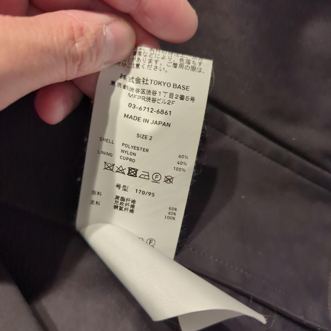 UNITED TOKYO ブラック ショート丈 モッズコート