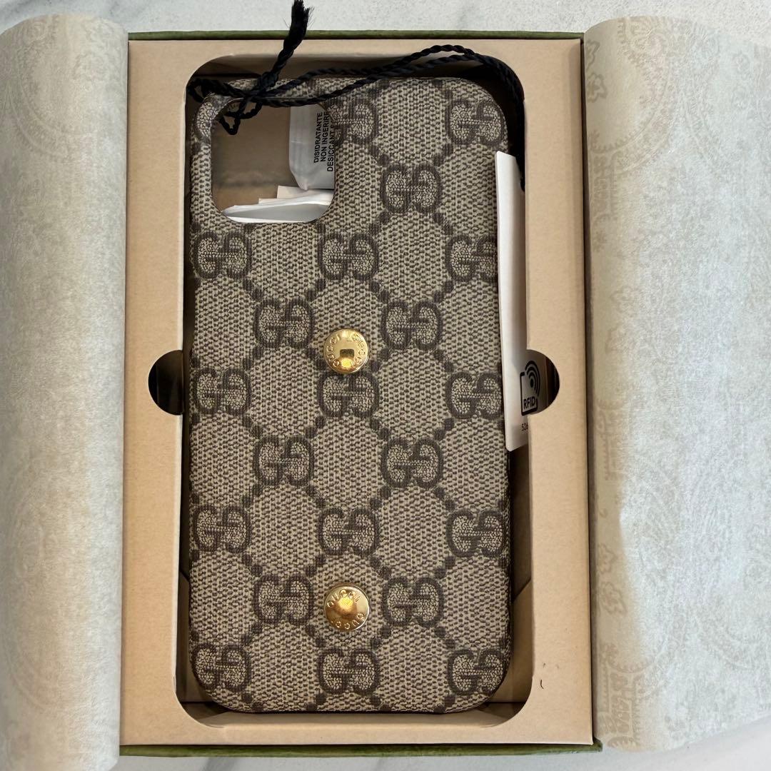 正規未使用✨GUCCI オフィディアiPhone13ケース＆カードホルダー GG