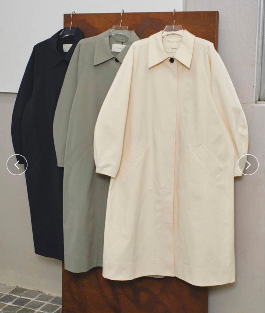 ぽ*送様 todayful soutiencollar spring coat
