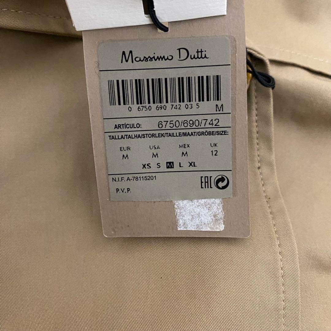 【新品未使用】定価4万 Massimo Dutti タグ付き M トレンチコート