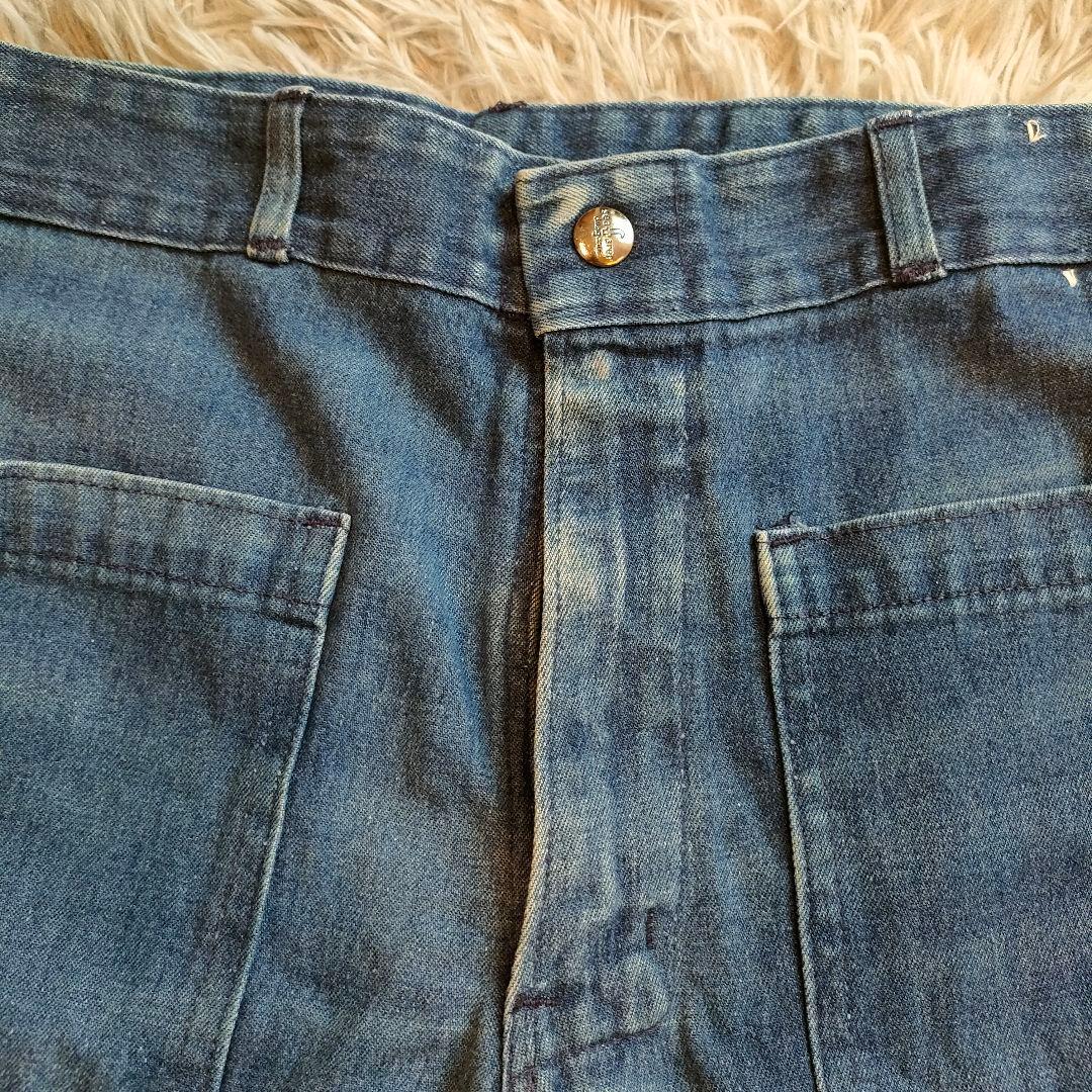 70s 80s 良品 SEAFARER フレアデニム　USA製 42タロン