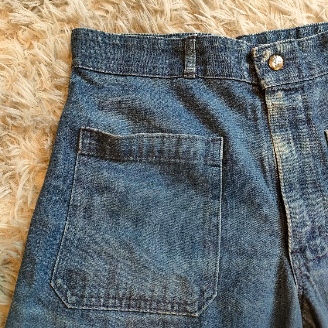 70s 80s 良品 SEAFARER フレアデニム　USA製 42タロン