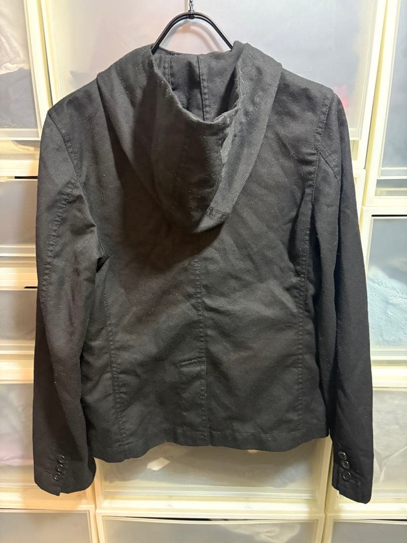 BLACK COMMEdesGARCONS フード付きジャケット　サイズXS