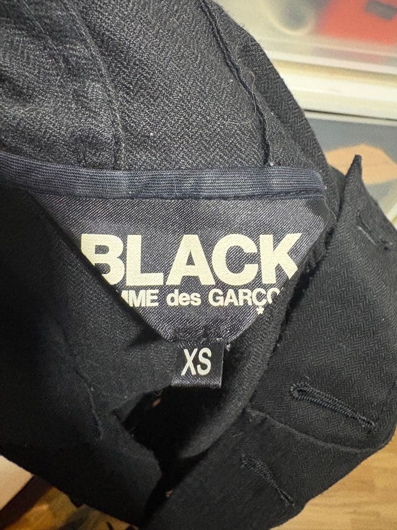 BLACK COMMEdesGARCONS フード付きジャケット　サイズXS