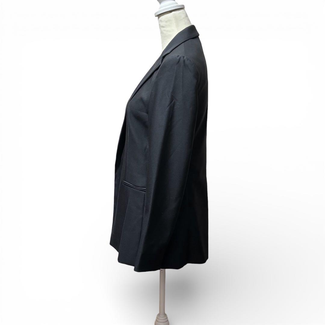 【MaxMara 白タグ】ウール シルク テーラードジャケット 42 L相当