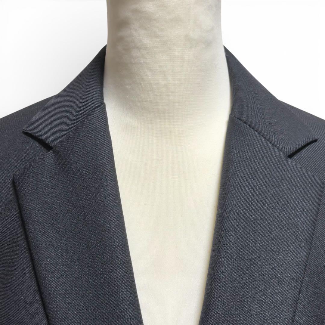 【MaxMara 白タグ】ウール シルク テーラードジャケット 42 L相当