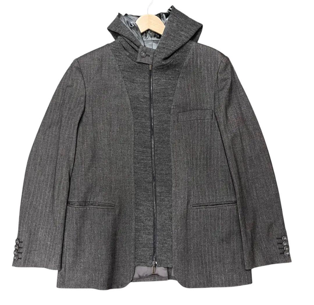 限定値下げEMPORIO ARMANI/ダブルジップイタリア製/フード