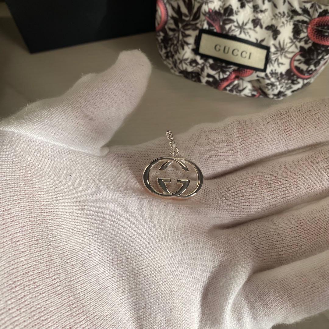 【匿名配達】GUCCI グッチ シルバーネックレス シルバー925　付属品あり
