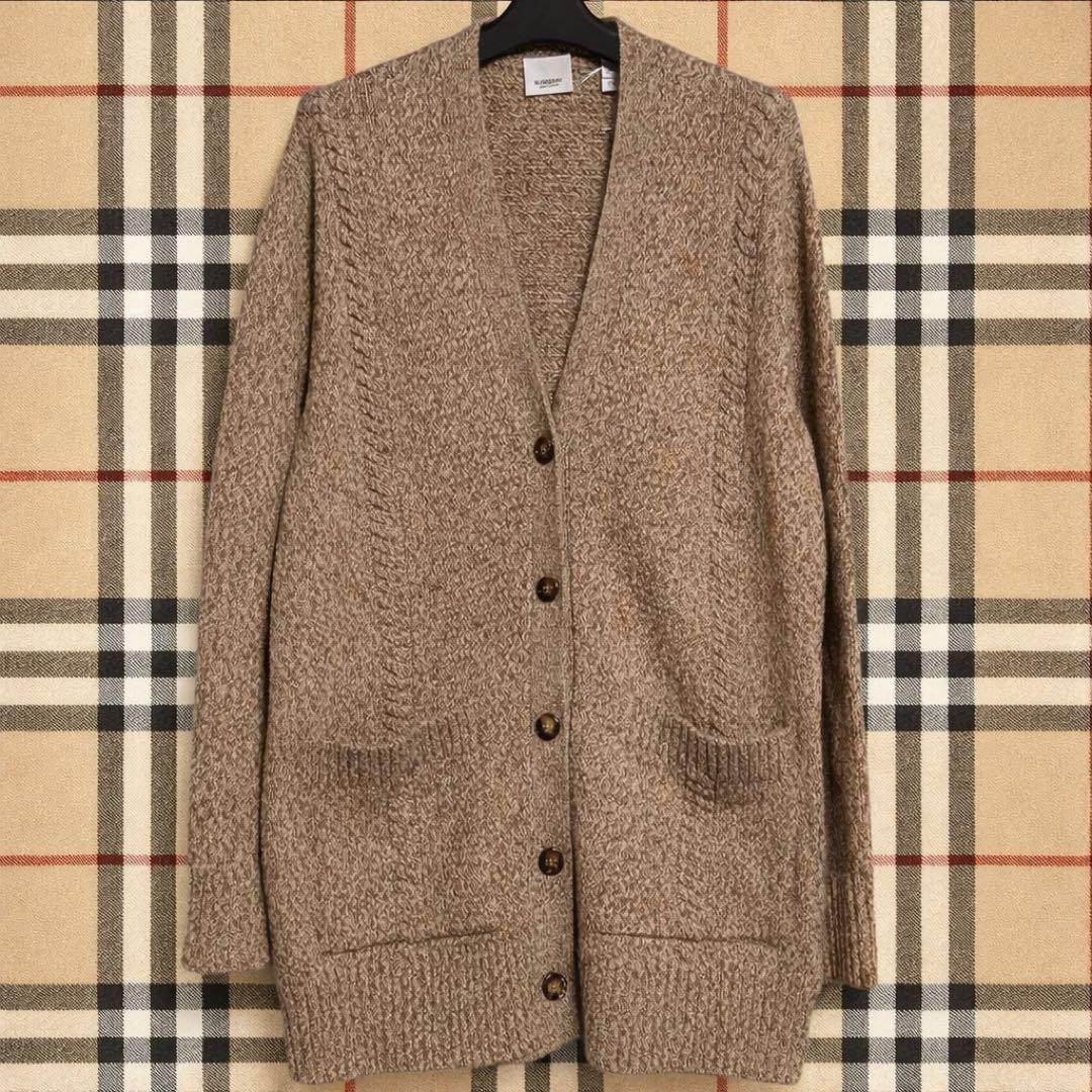 Burberry ベージュ カーディガン 定価約17万百貨店購入品