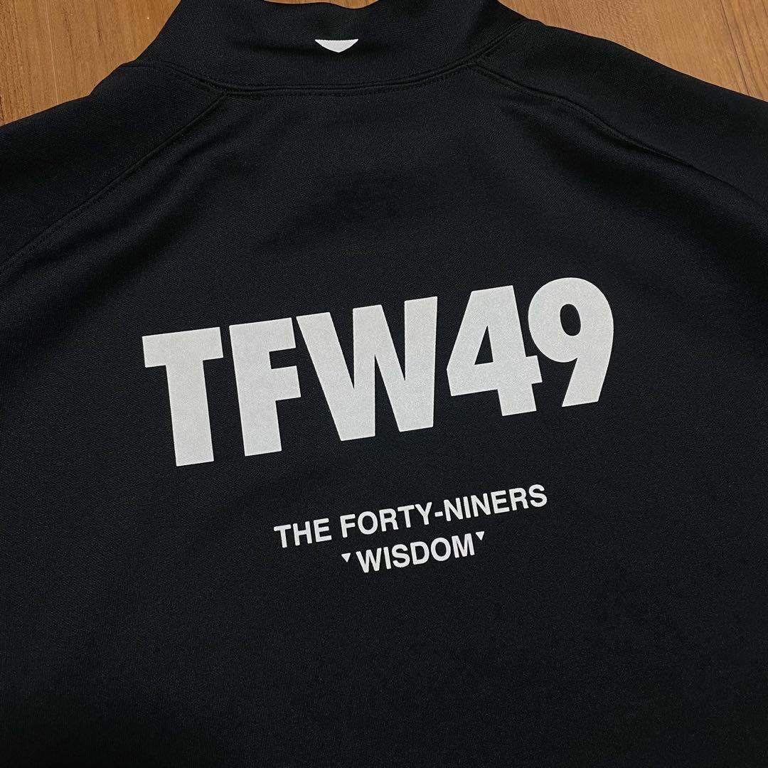 TFW49 モックネック　Tシャツ ブラック　L junhashimoto