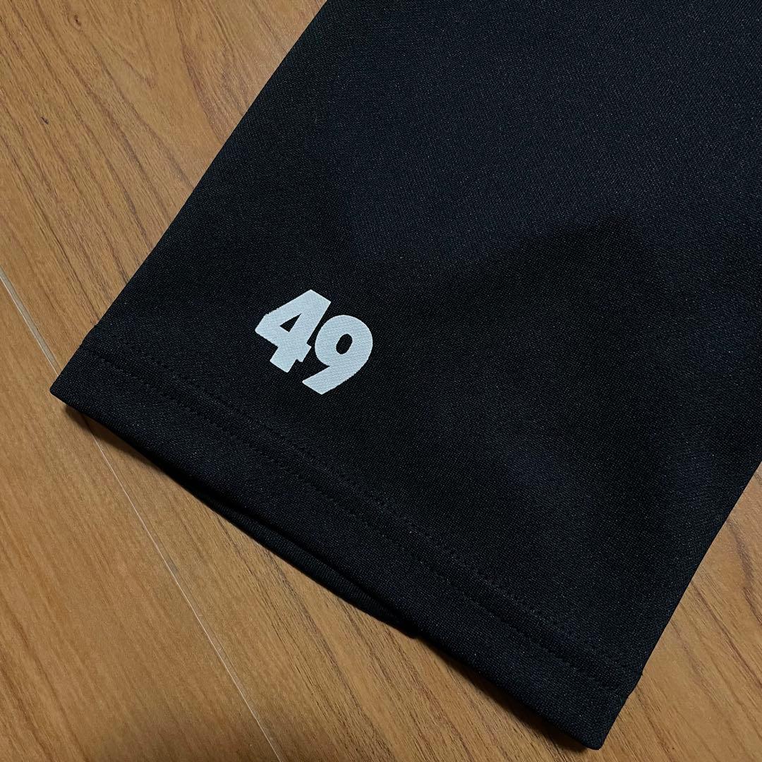 TFW49 モックネック　Tシャツ ブラック　L junhashimoto