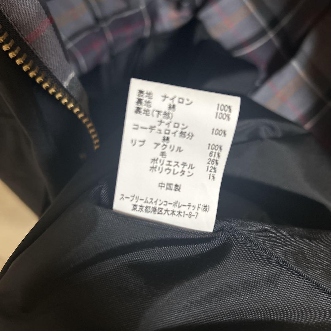 美品　Barbour 別注BURGHLEY Spick&Span ネイビー