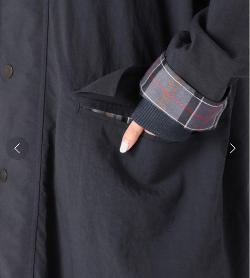 美品　Barbour 別注BURGHLEY Spick&Span ネイビー