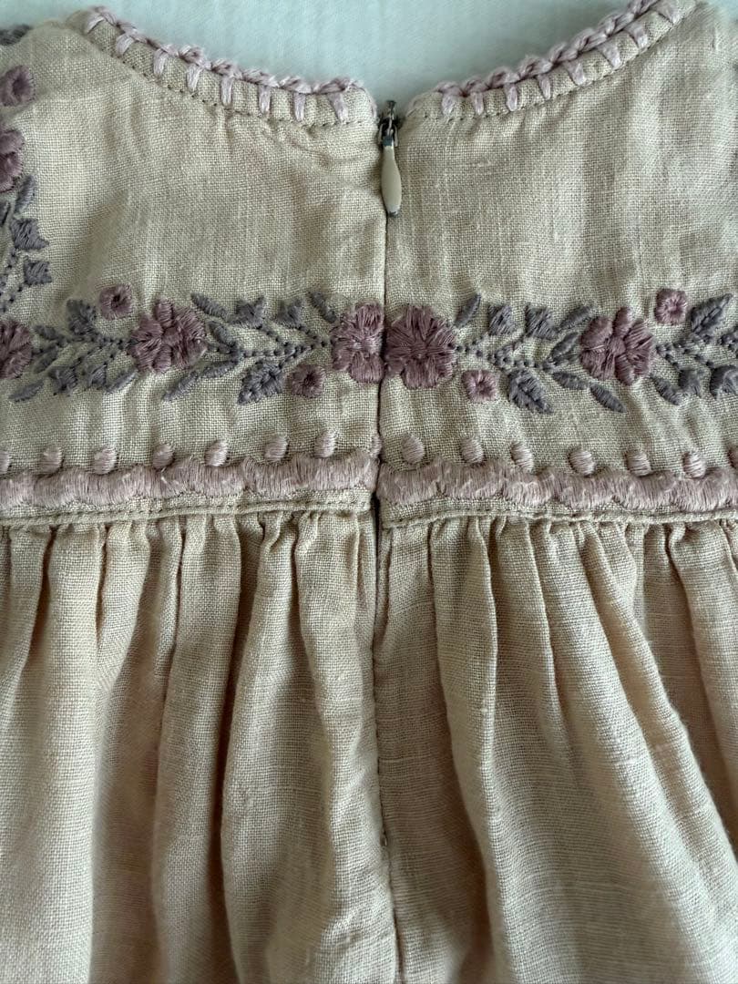 ワンピース Apolina seline dress 2-3y biscuit
