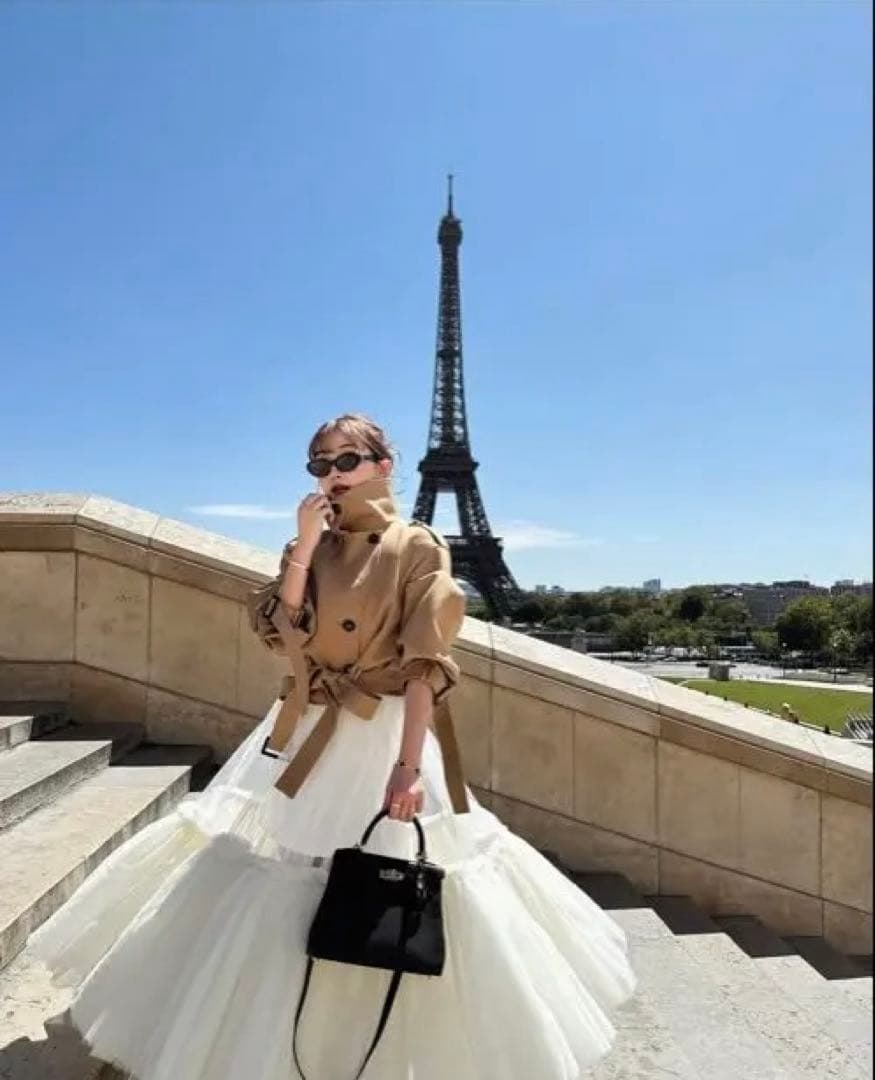 shéller シェリエ　2way short trench coat