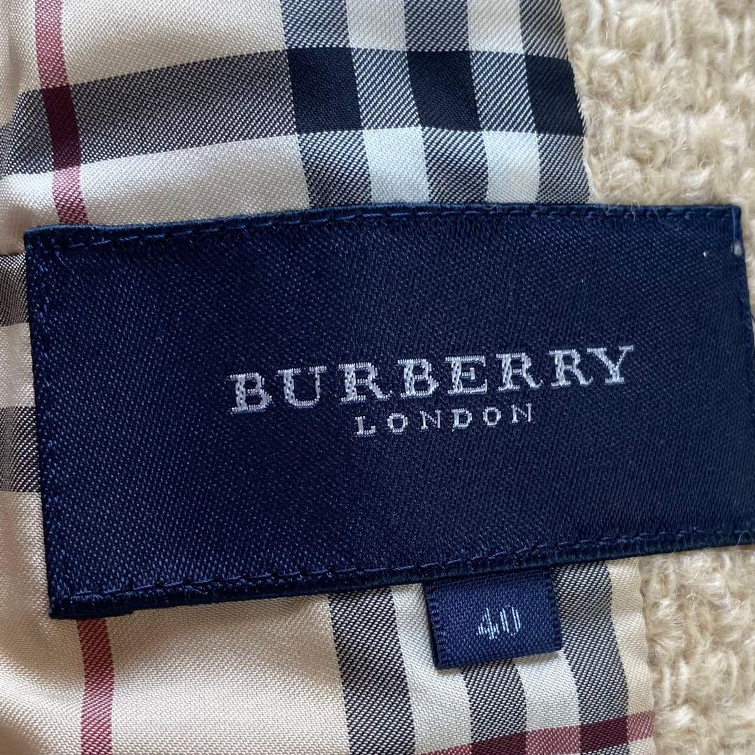 N*o様 BURBERRYLONDON ウール モヘア混 テーラードジャケット