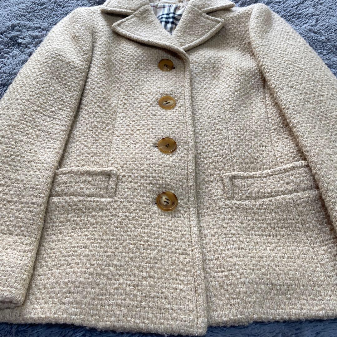 N*o様 BURBERRYLONDON ウール モヘア混 テーラードジャケット