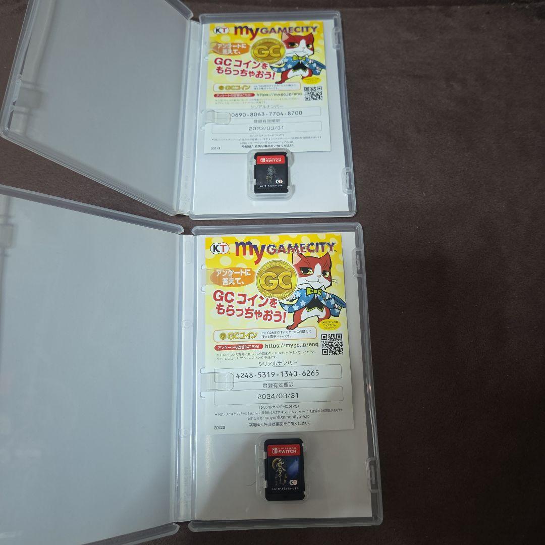 び*ー様 零〜濡鴉ノ巫女〜 & 零〜月蝕の仮面〜 2本セット