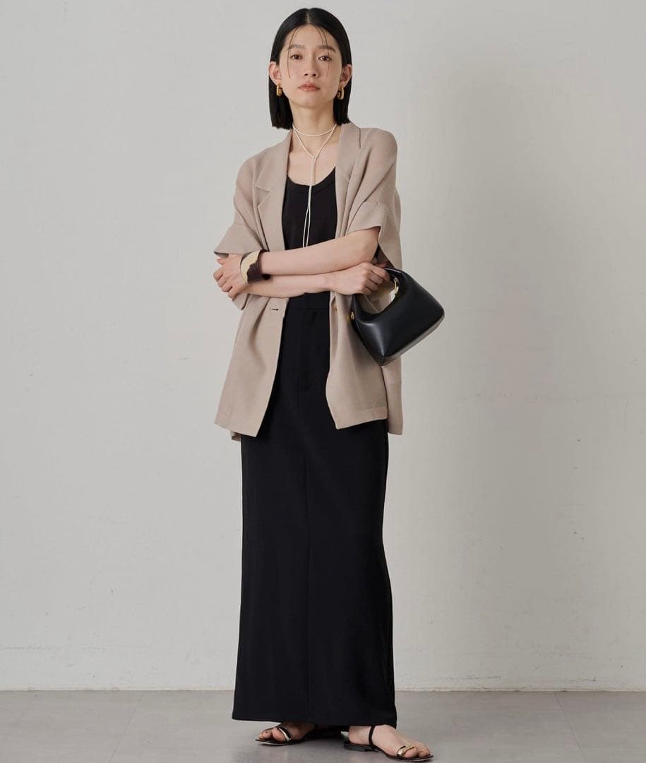 【Loungedress】 メッシュハーフスリーブジャケット 新品未使用