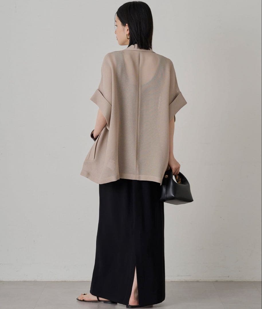 【Loungedress】 メッシュハーフスリーブジャケット 新品未使用