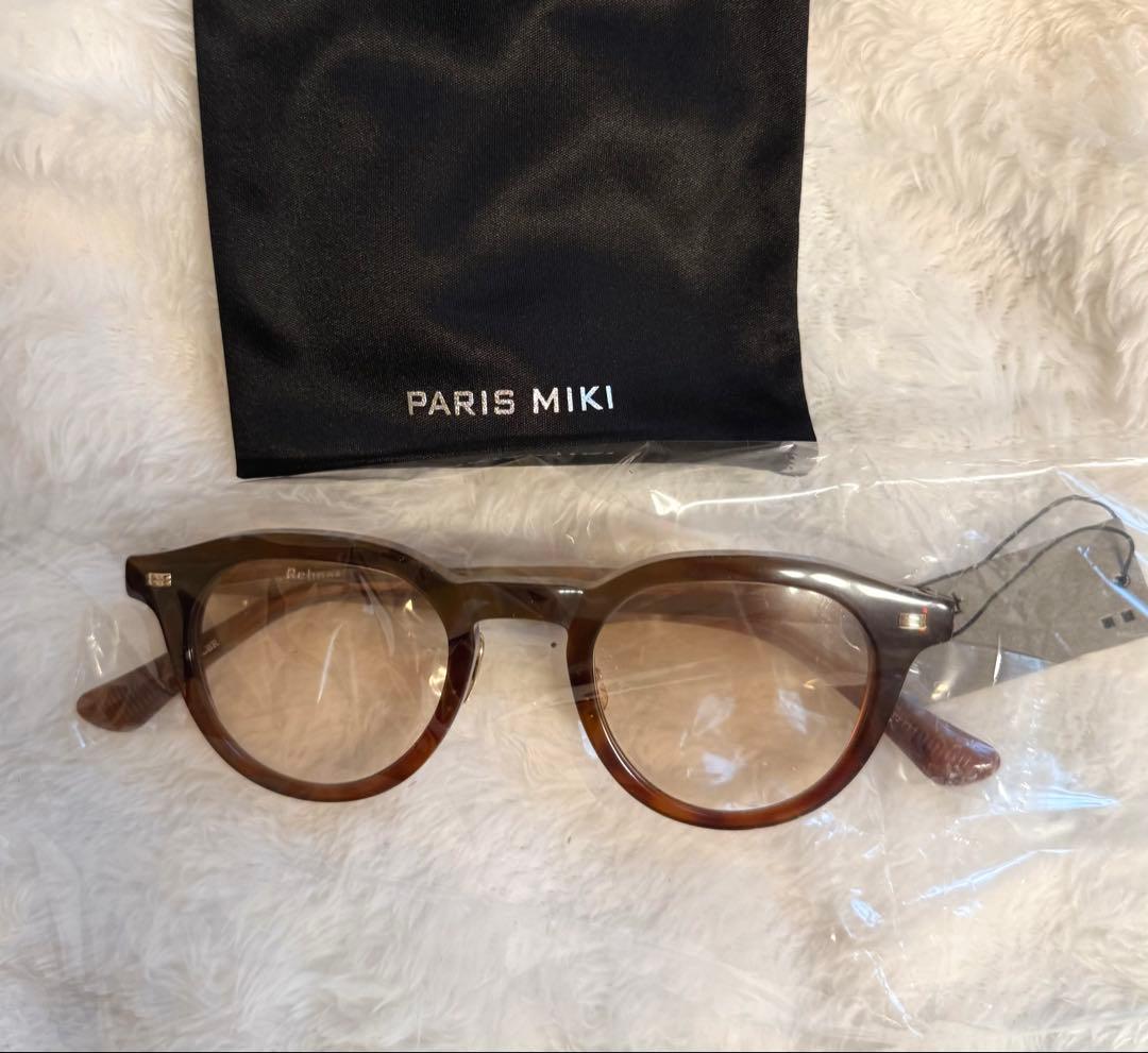 新品未使用！ PARIS MIKI ブラウンラウンドサングラス Reboot