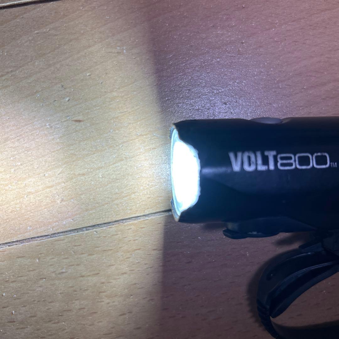 VOLT800 自転車ライト 800ルーメン ブラック土台つき