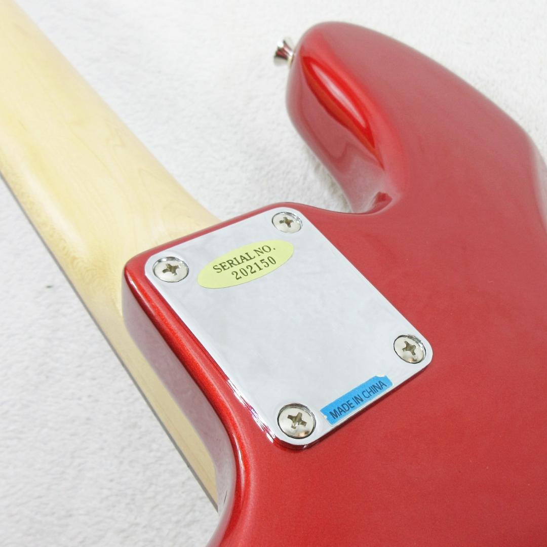 ✨完全O/H完了品 BUSKER’S エレキベース ルビーレッド ソフトケース付