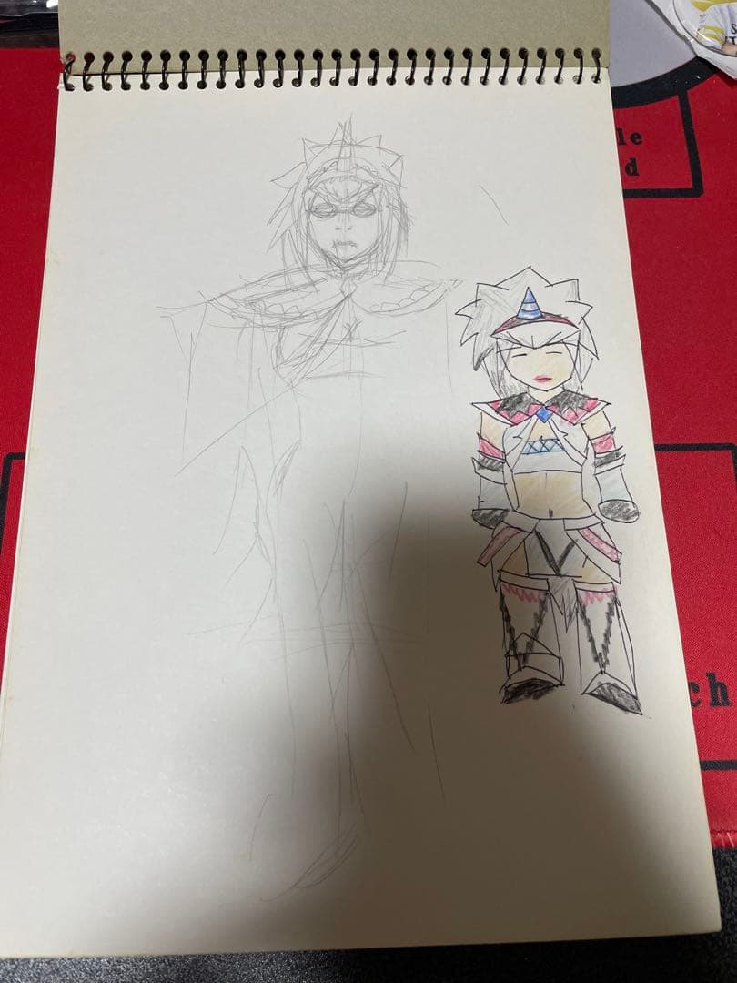30年程前に描かれたスケブ　わいのポンチ絵付き