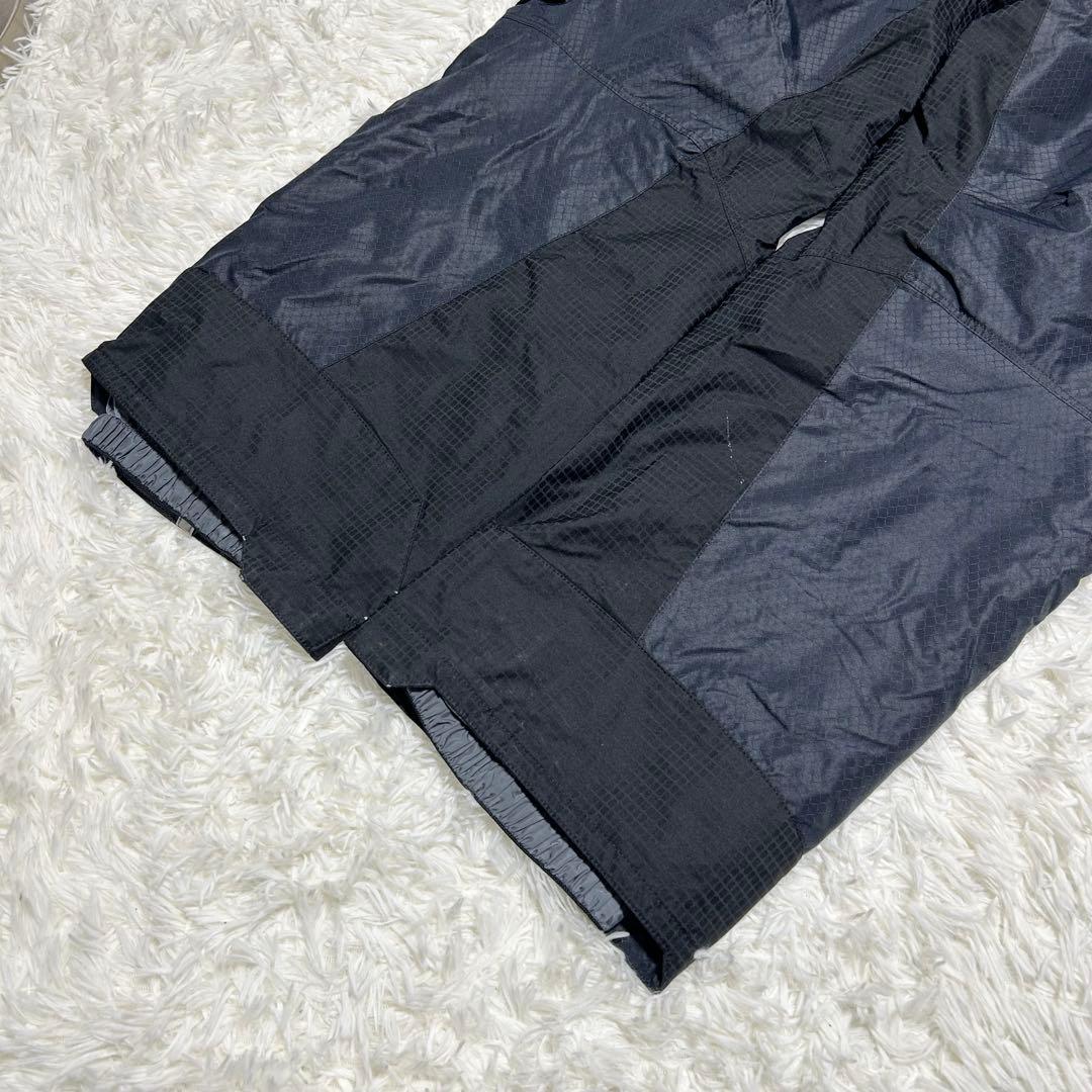 良品 ヘリーハンセン スキーウェア スノボー パンツ 黒 金 メンズ 大きめ