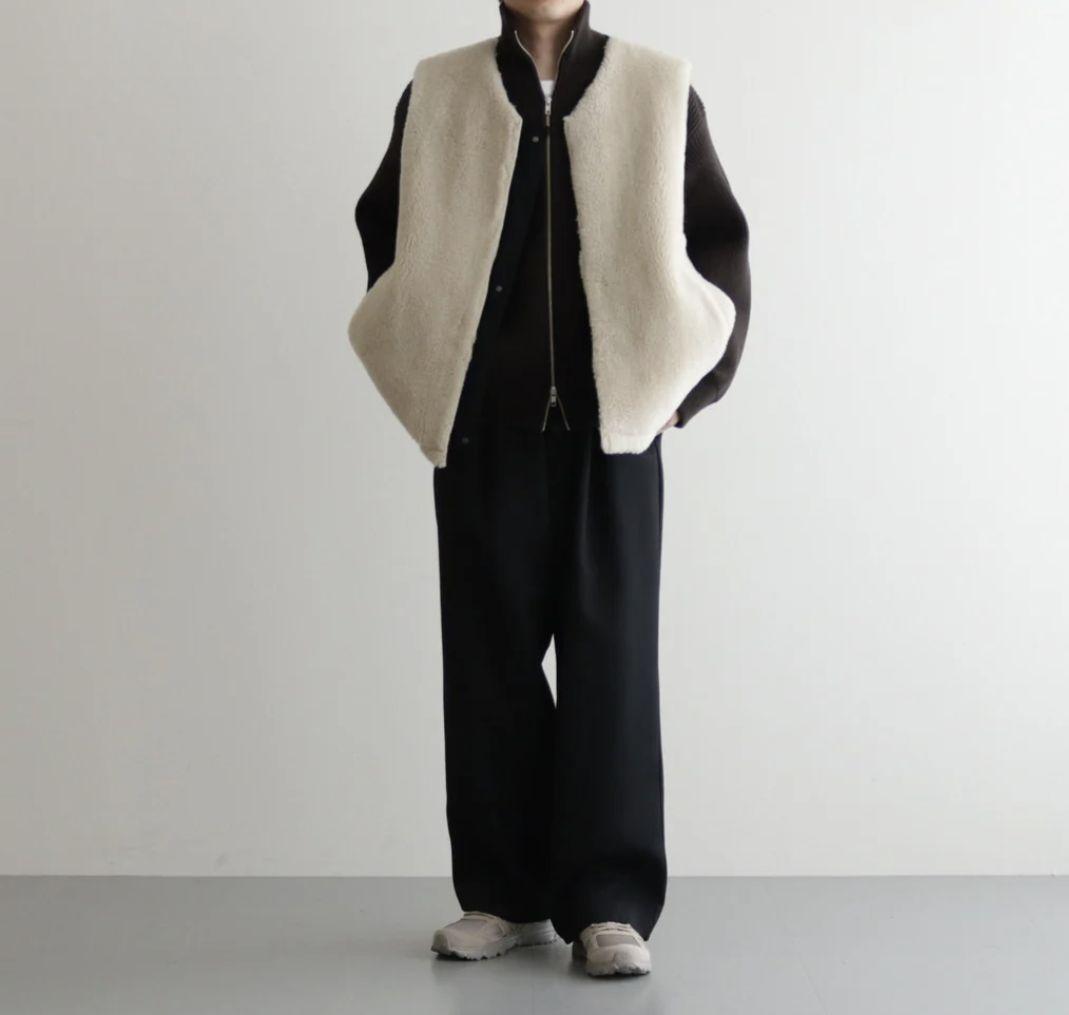 トップス stein 23AW WOOL FUR REVERSIBLE VEST
