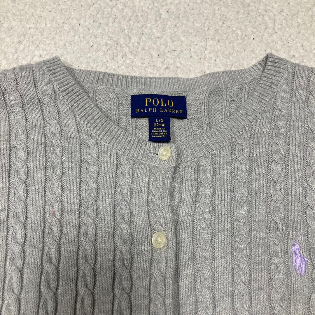 美品　現行　POLO RALPH LAUREN ケーブルニット　カーディガン