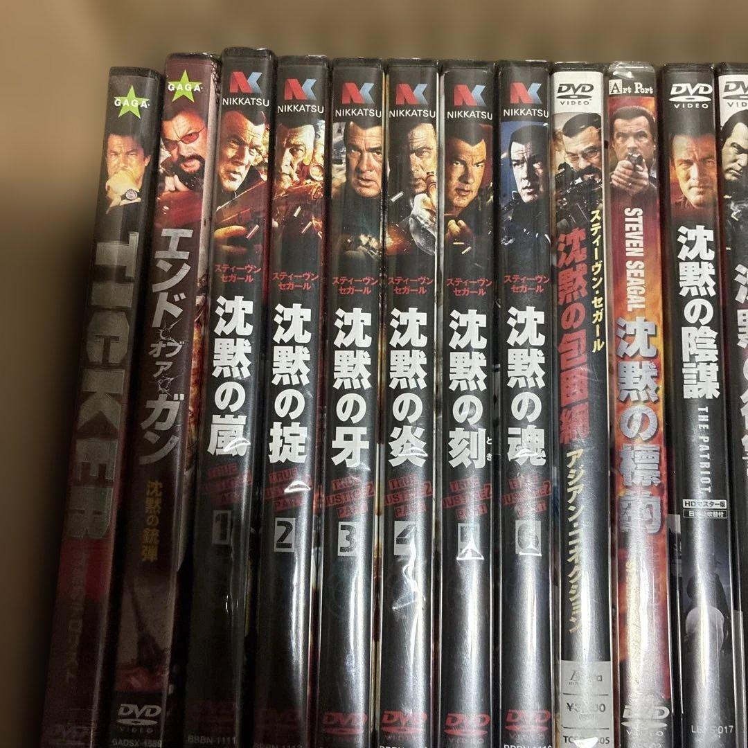美品 スティーブン・セガール 映画 DVD 40セット まとめ 沈黙シリー